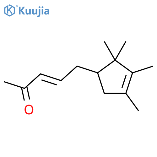 5-(2,2,3-trimethylcyclopent-3-en-1-yl)pent-3-en-2-one, monomethyl derivative structure