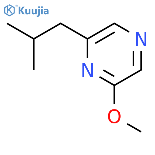 2-methoxy-6-(2-methylpropyl)-Pyrazine structure