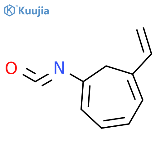1,3,5-Cycloheptatriene, 1-ethenyl-6-isocyanato- structure