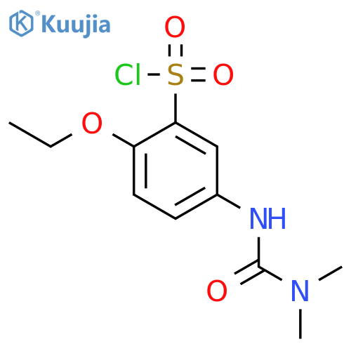 5-(3,3-DIMETHYL-UREIDO)-2-ETHOXY-BENZENESULFONYL CHLORIDE structure