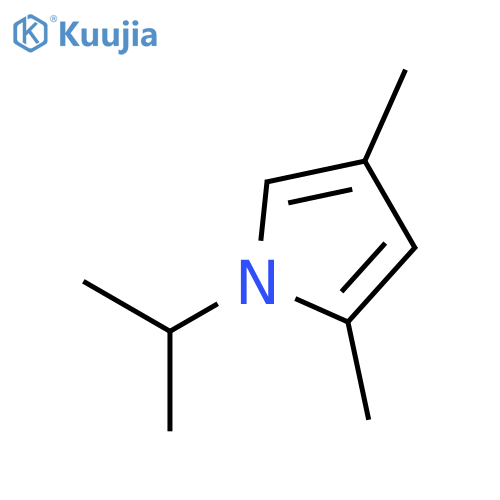 1H-PYRROLE, 2,4-DIMETHYL-1-(1-METHYLETHYL)- structure
