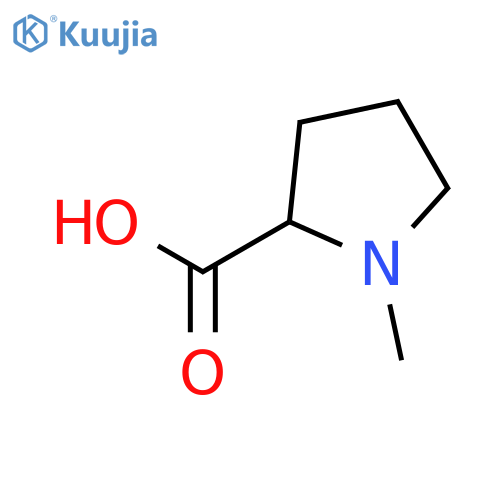 1-Methylpyrrolidine-2-carboxylic acid structure