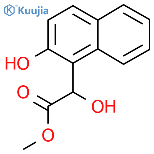 methyl 2-hydroxy-2-(2-hydroxynaphthalen-1-yl)acetate structure