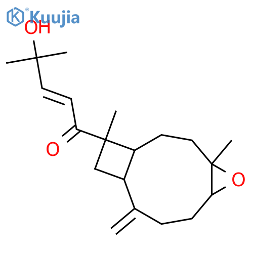 15-Hydroxy-4,8(19),13-xeniaphyllatrien-12-one; (4E,13E)-form, 4S,5S-Epoxide structure