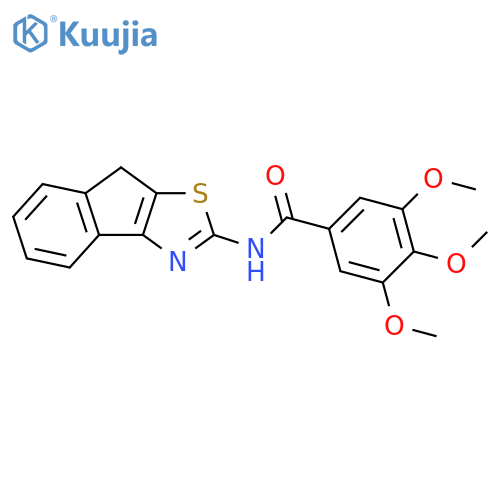 N-{8H-indeno1,2-d1,3thiazol-2-yl}-3,4,5-trimethoxybenzamide structure