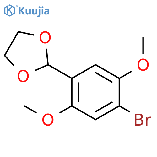 1,3-DIOXOLANE, 2-(4-BROMO-2,5-DIMETHOXYPHENYL)- structure
