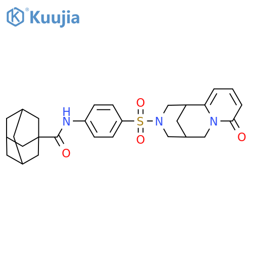 N-4-({6-oxo-7,11-diazatricyclo7.3.1.0^{2,7}trideca-2,4-dien-11-yl}sulfonyl)phenyladamantane-1-carboxamide structure