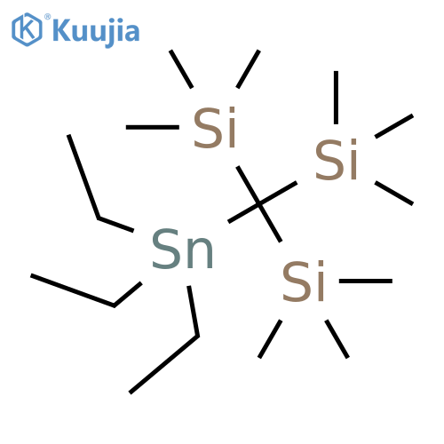 SILANE, [(TRIETHYLSTANNYL)METHYLIDYNE]TRIS[TRIMETHYL- structure