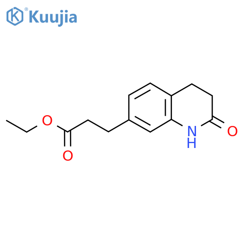 Ethyl 3-(2-oxo-1,2,3,4-tetrahydroquinolin-7-yl)propanoate structure