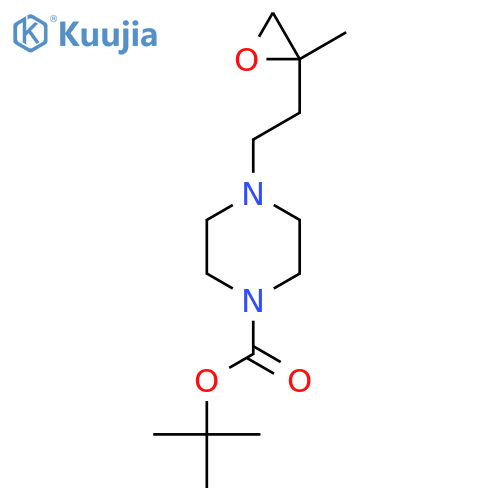 tert-butyl 4-2-(2-methyloxiran-2-yl)ethylpiperazine-1-carboxylate structure