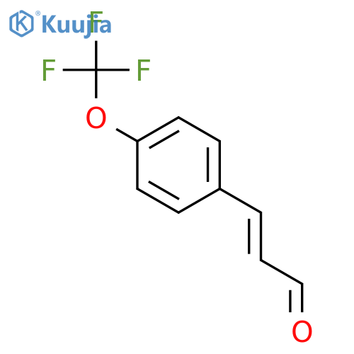 4-(TRIFLUOROMETHOXY)CINNAMIC ALDEHYDE structure