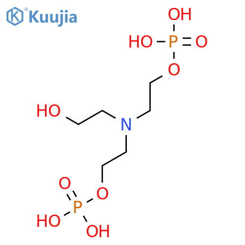 2,2'-[(2-hydroxyethyl)imino]bisethyl 1,1'-bis(dihydrogen phosphate) structure