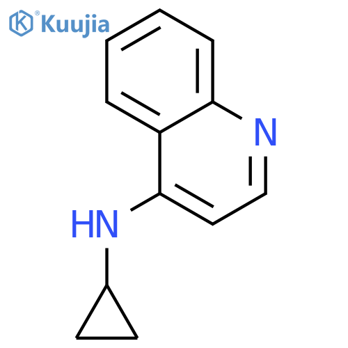 N-cyclopropylquinolin-4-amine structure