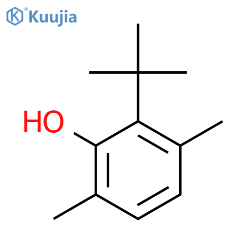 2-tert-butyl-3,6-xylenol structure