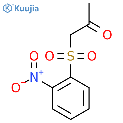 1-(2-nitrobenzenesulfonyl)propan-2-one structure