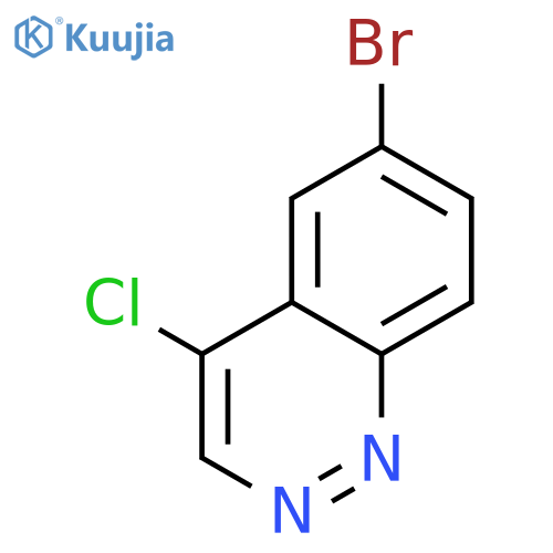 6-Bromo-4-chlorocinnoline structure