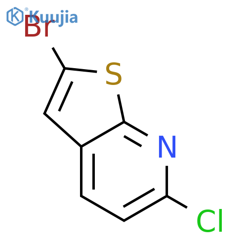 2-Bromo-6-chlorothieno[2,3-b]pyridine structure