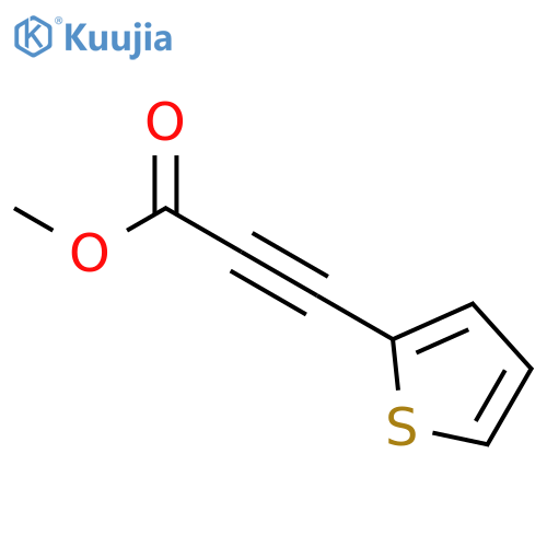 methyl 3-(thiophen-2-yl)prop-2-ynoate structure