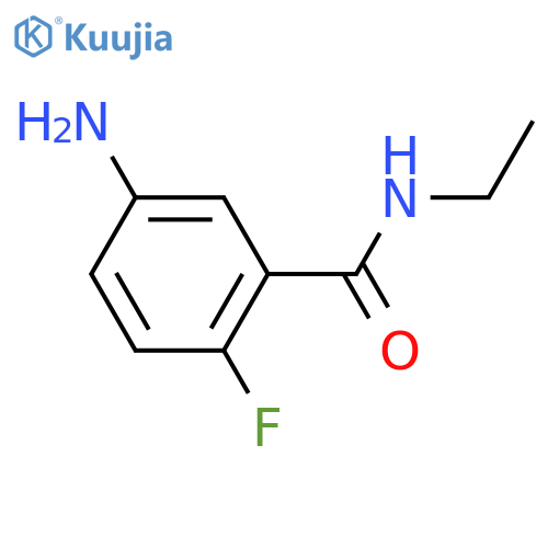 5-amino-N-ethyl-2-fluorobenzamide structure
