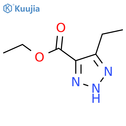ethyl 5-ethyl-1H-1,2,3-triazole-4-carboxylate structure