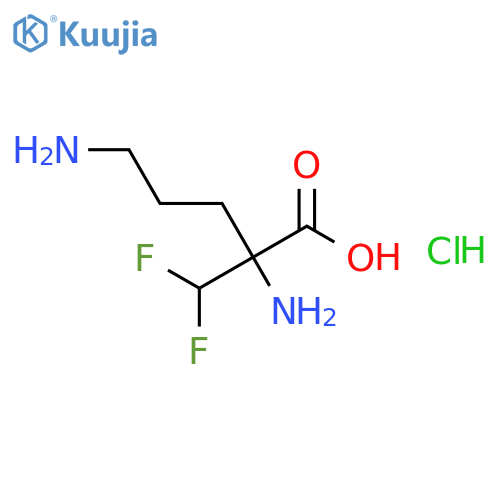 DL-α-Difluoromethylornithine Hydrochloride structure