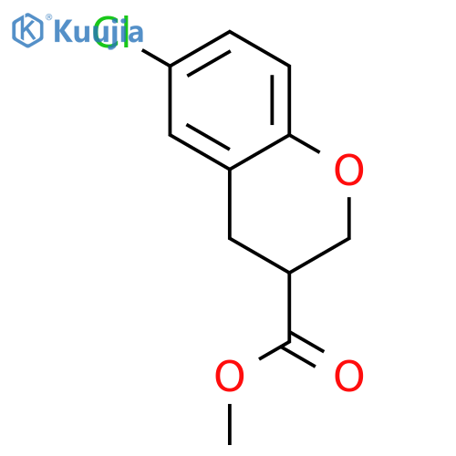 Methyl 6-Chloro-3-chromanecarboxylate structure