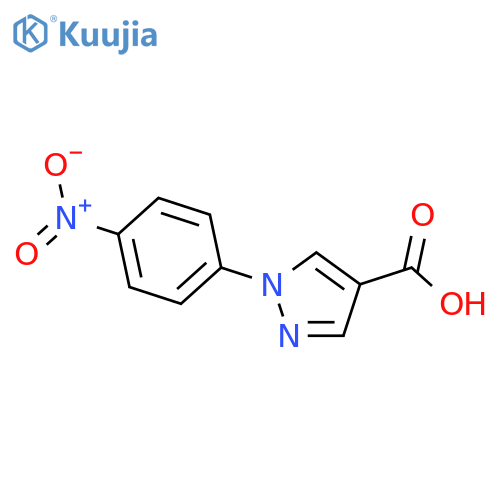 1-(4-Nitrophenyl)-1H-pyrazole-4-carboxylic Acid structure