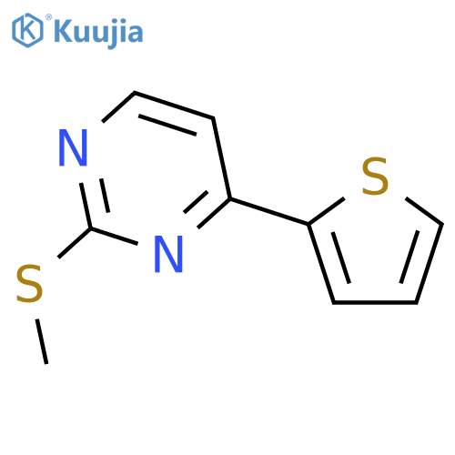 2-(Methylthio)-4-thien-2-ylpyrimidine structure