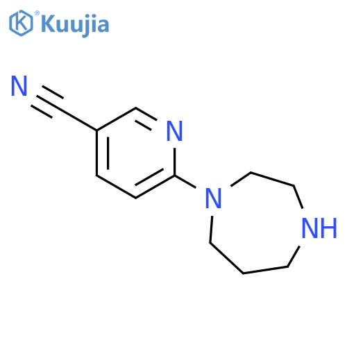 6-(1,4-Diazepan-1-yl)nicotinonitrile structure