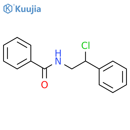 N-(2-Chloro-2-phenylethyl)benzamide structure