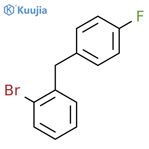 1-Bromo-2-(4-fluorobenzyl)benzene structure