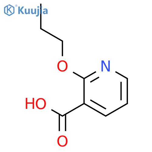 2-propoxypyridine-3-carboxylic acid structure