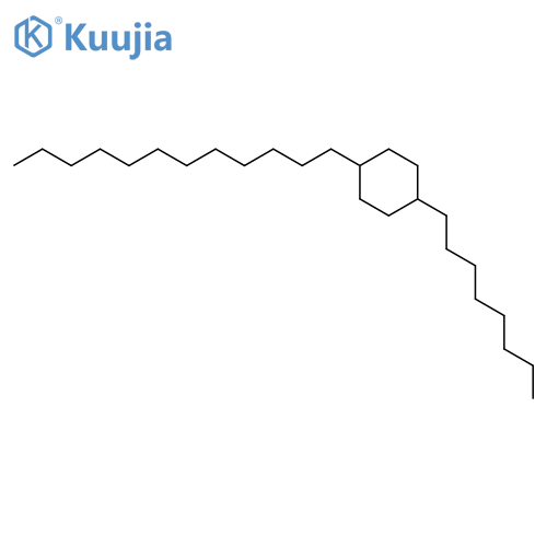 cyclohexane, 1-dodecyl-4-octyl-, structure