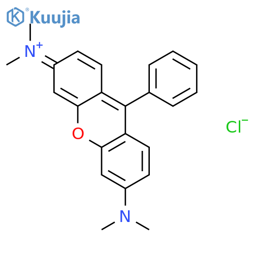 Xanthylium,3,6-bis(dimethylamino)-9-phenyl-, chloride (1:1) structure