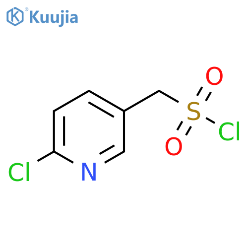 (6-Chloropyridin-3-yl)methanesulfonyl chloride structure