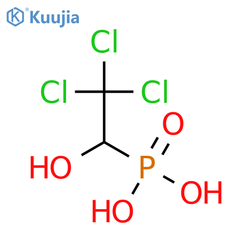 (2,2,2-trichloro-1-hydroxyethyl)phosphonic acid structure