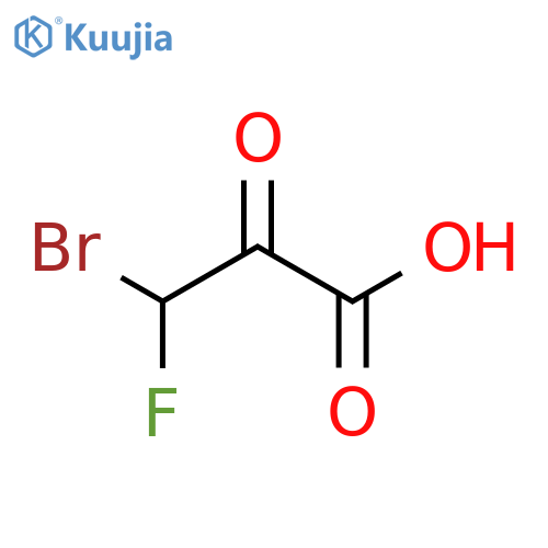 Propanoic acid, 3-bromo-3-fluoro-2-oxo- structure