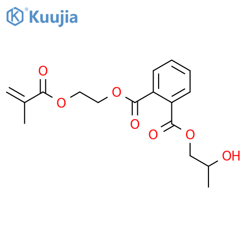 2-HYDROXYPROPYL 2-(METHACRYLOYLOXY)ETHYL PHTHALATE structure