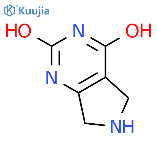 6,7-dihydro-5h-pyrrolo[3,4-d]pyrimidine-2,4-diol structure
