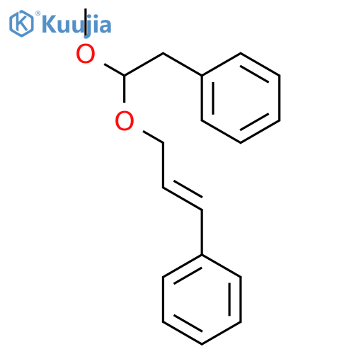 [2-methoxy-2-[(3-phenylallyl)oxy]ethyl]benzene structure