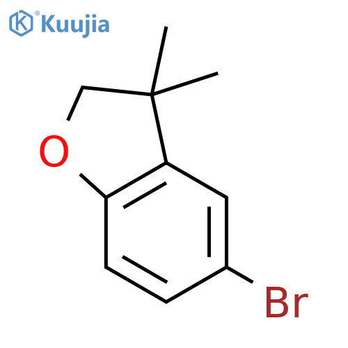 5-Bromo-3,3-dimethyl-2,3-dihydrobenzofuran structure