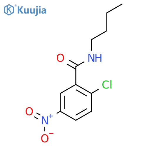 Benzamide,N-butyl-2-chloro-5-nitro- structure