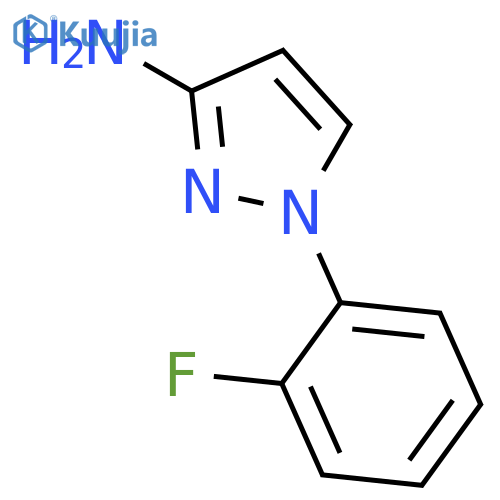 1-(2-fluorophenyl)-1H-pyrazol-3-amine structure