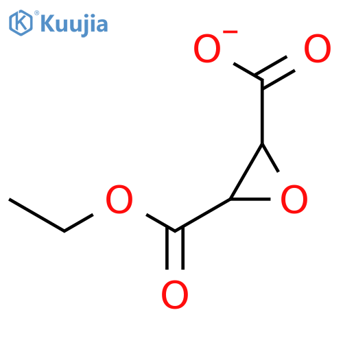 2,3-Oxiranedicarboxylic acid, monoethyl ester structure