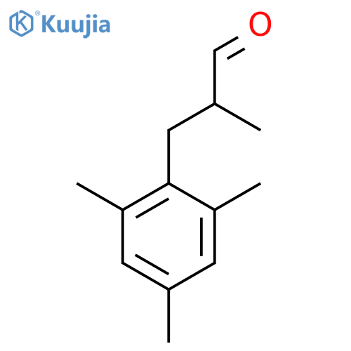 2-methyl-3-(2,4,6-trimethylphenyl)propanal structure