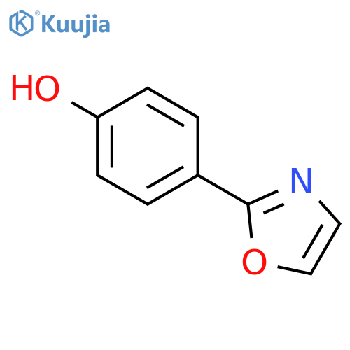 4-(1,3-oxazol-2-yl)phenol structure