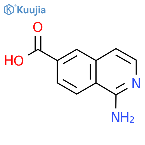 1-Aminoisoquinoline-6-carboxylic acid structure
