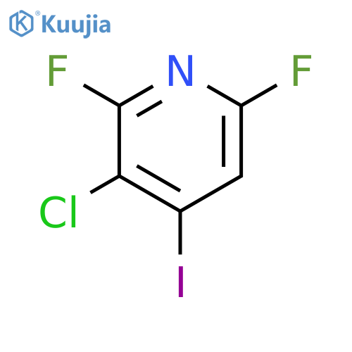 3-Chloro-2,6-difluoro-4-iodo-pyridine structure