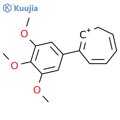 Cycloheptatrienylium, (3,4,5-trimethoxyphenyl)- structure