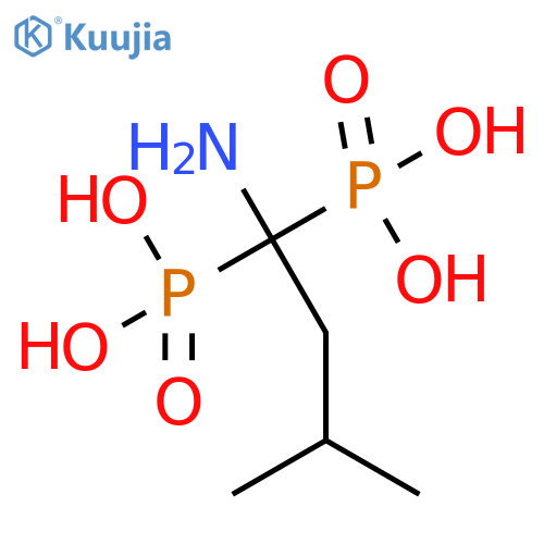 (1-amino-3-methyl-1-phosphonobutyl)phosphonic acid structure